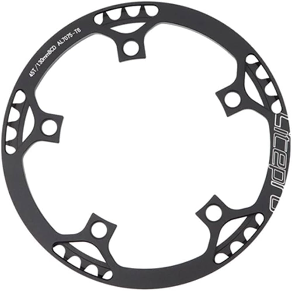 Amazon | Litepro 自転車 BCD130 シングル ディスク ギア ラウンド