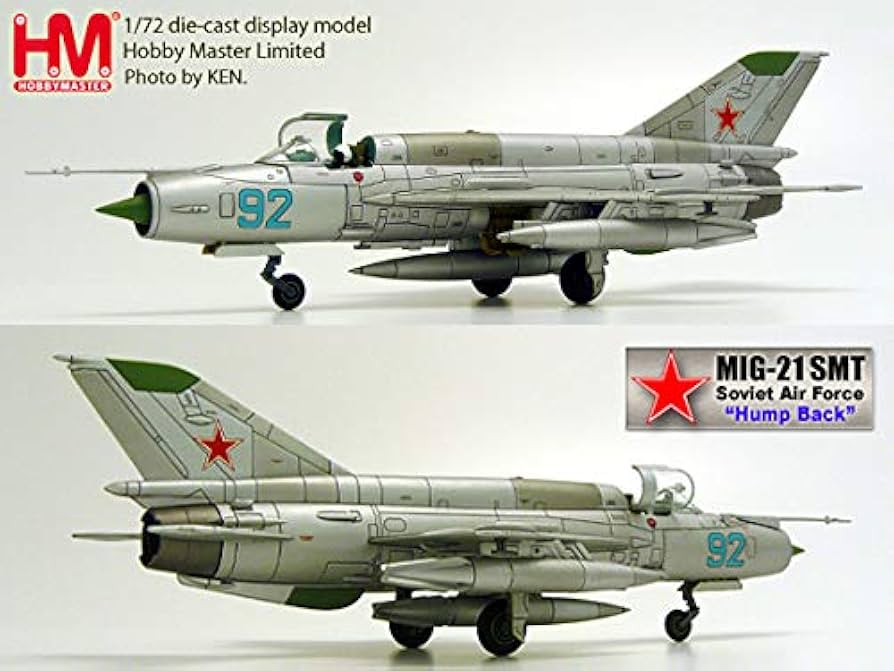 Amazon | HOBBY MASTER 1/72 完成品 ソ連 MIG-21 SMT Hump Back Soviet