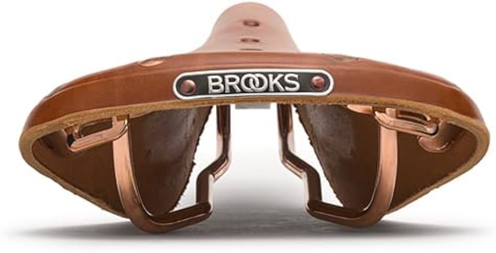 Amazon | BROOKS(ブルックス) レザーサドル 大きな銅製の鋲が特徴的な