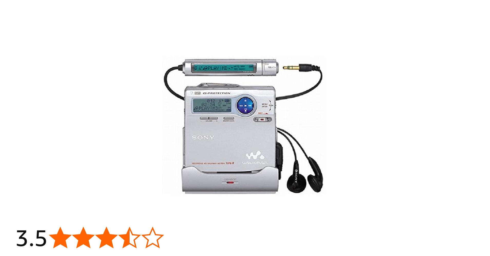 ソニー ポータブルMDレコーダー MZ-R900 乾電池用充電器セット ソニー