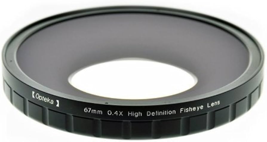 Amazon.com : Opteka 67mm 0.4X HD2 Large Element Fisheye Lens for