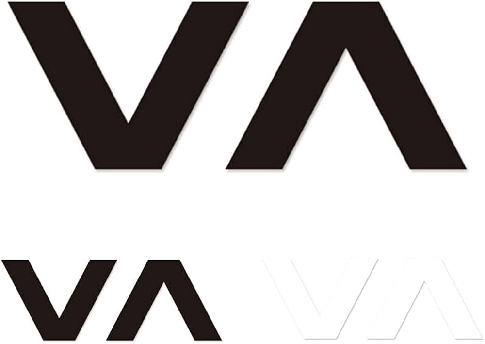 Amazon.co.jp: RVCA ルーカ 【VA】 15cm×5.8cm ステッカー