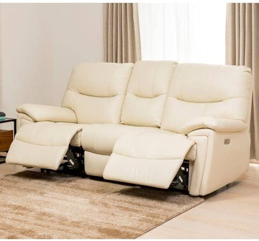 Amazon.co.jp: ヤマダオリジナル ［3人掛］電動ソファ 「YES140001WH3P