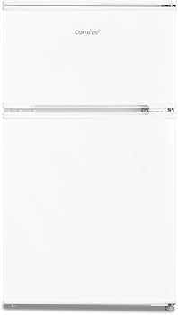 Amazon | COMFEE' 冷蔵庫 90L 幅47.8cm 2ドア 右開き コンパクト 耐熱