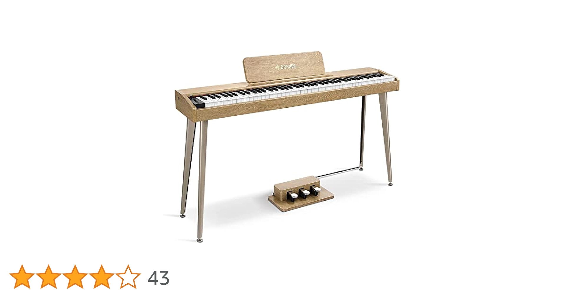 5/31限定価格❤️電子ピアノ 88鍵盤 カウンターウェイト鍵盤 木製 MIDI