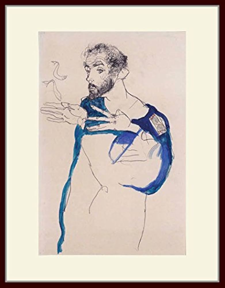 Amazon.co.jp: エゴンシーレ・[Egon Schiele] プリキャンバス複製画