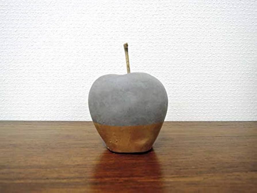 Amazon.co.jp: アップル クール オブジェ 置物 林檎 ペーパーウェイト