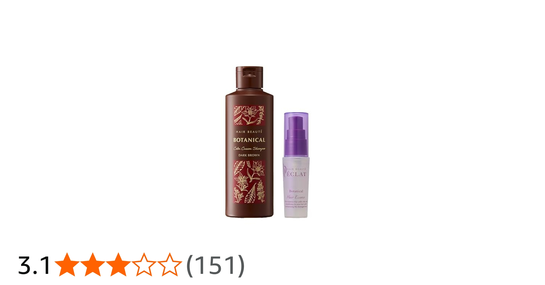 Amazon | 【セット】ボタニカルカラークリームシャンプー ダーク