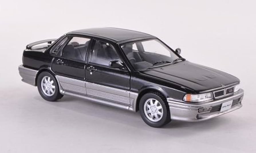 Mitsubishi Galant VR-4, schwarz, 1987, Modellauto, Fertigmodell