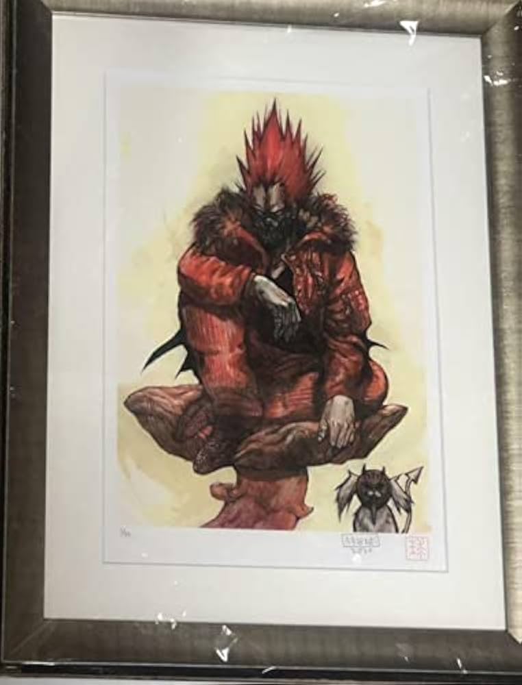 Amazon.co.jp: ドロヘドロ 複製原画 煙さん 直筆サイン 原画展 林田球