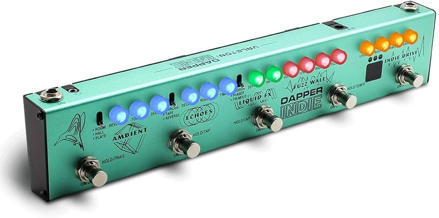 Amazon.com: Valeton Multi Effects Guitar Pedal Dapper Indie of