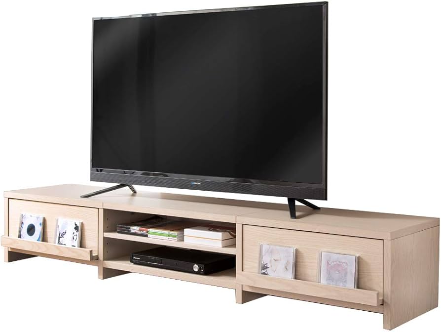 Amazon｜タンスのゲン テレビ台 幅180cm ロータイプ 電源タップ収納