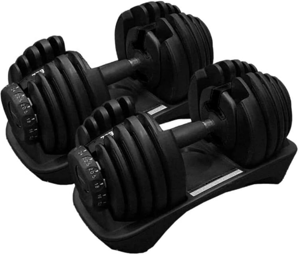 ② RIORES 可変式ダンベル 24kg x 1個 RIORES 可変式ダンベル 24キロ①