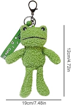 Amazon.co.jp: [karonpeln] カエル キーホルダー ぬいぐるみ キー