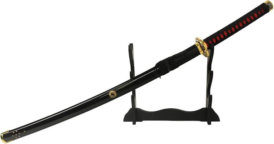 Amazon.co.jp: Sealeekuchi コスプレ道具 木製刀 鳴狐 黒紐 刀剣 104cm