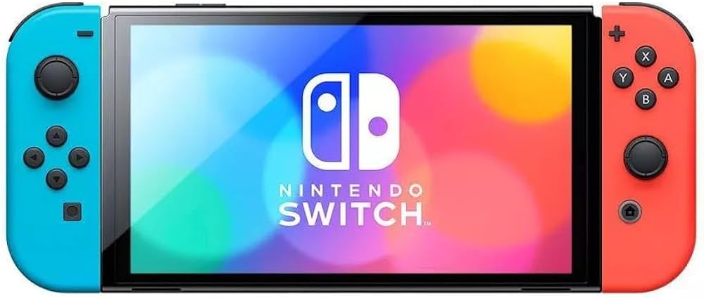 Amazon.com: Nintendo Switch – OLED Model w/Neon Red & Neon Blue