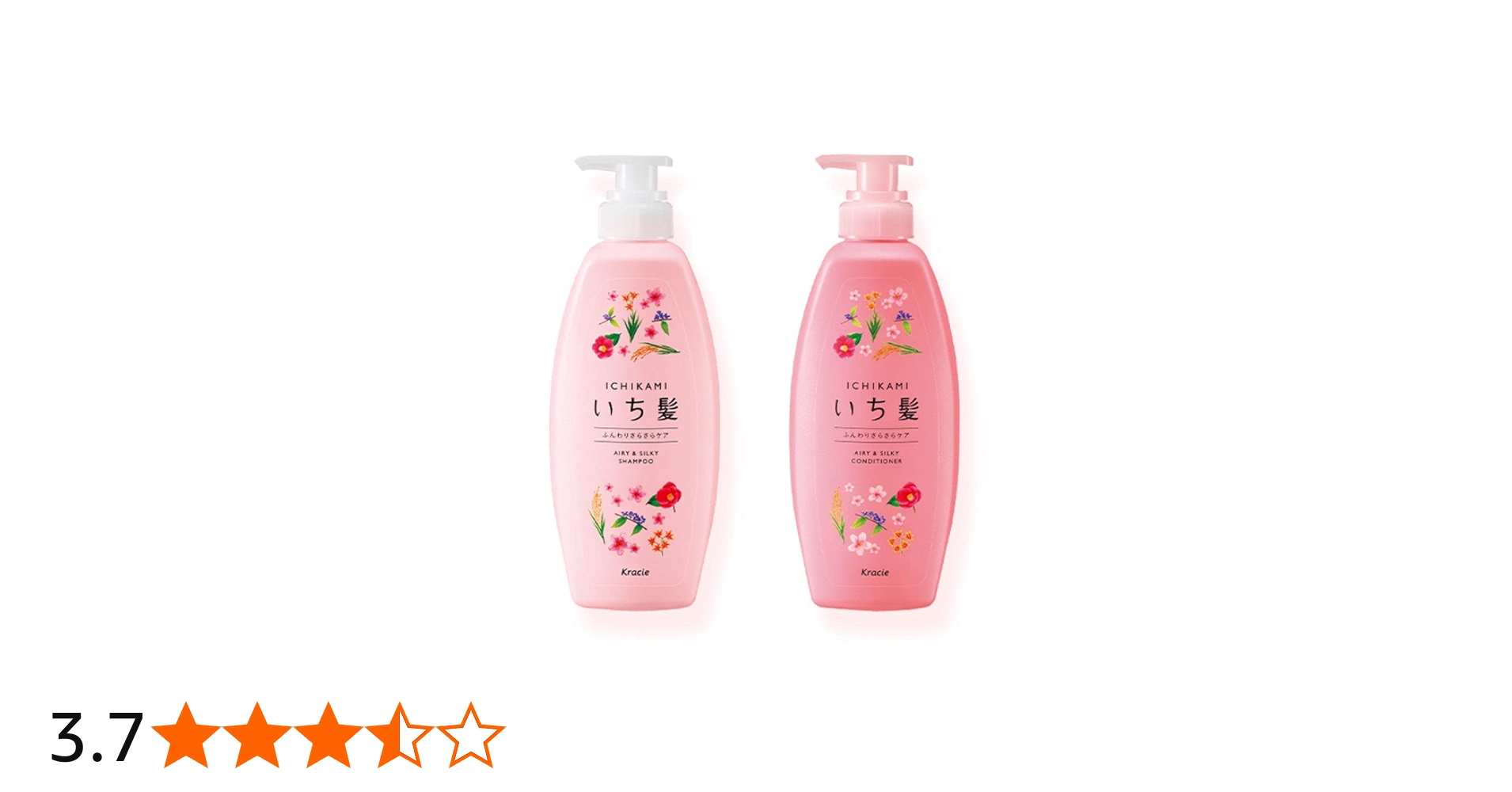 Amazon | いち髪シャンプー&コンディショナーペアセット(ふんわり