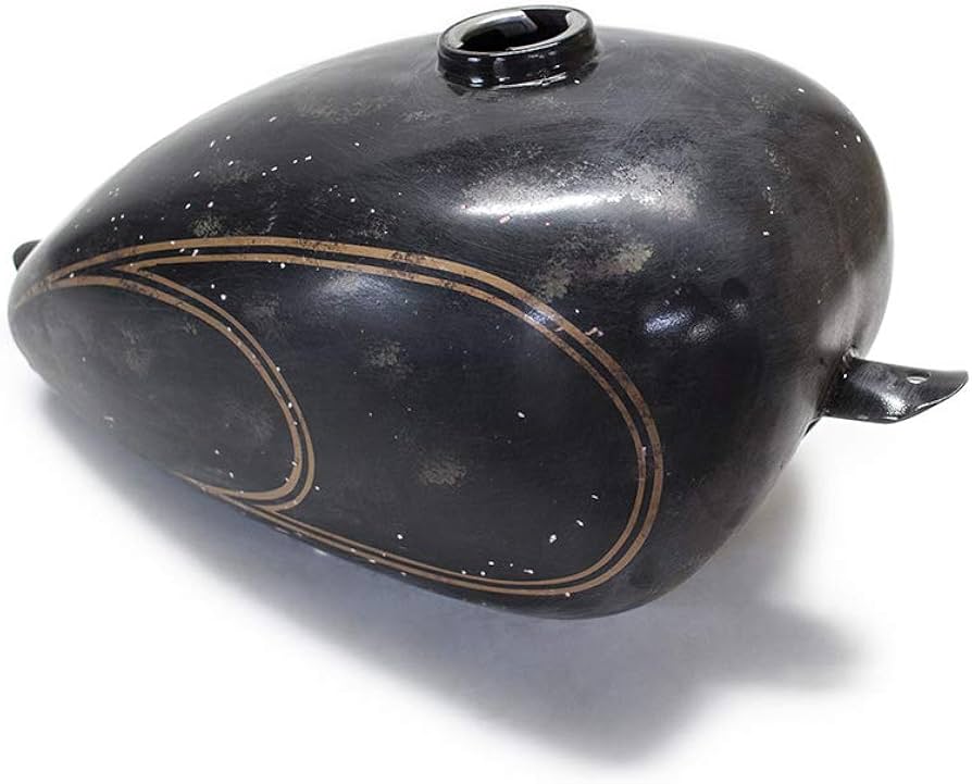 Amazon | MOTOR ROCK × SHALLOW エイジング塗装済み ピーナッツタンク