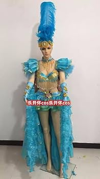 Amazon.co.jp: サンバ コスプレ 衣装 羽 コスプレ ダンスショー