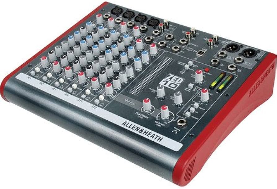 Amazon.com: Allen & Heath ZED-10 Multipurpose Mini Mixer with