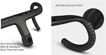 Amazon.co.jp: ロードバイクハンドルバー 380 ミリメートル幅超軽量