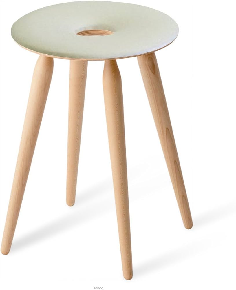 Amazon.co.jp: 天童木工 リングスツール ホワイト S-3165 MP-NT V0101