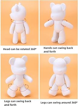 Amazon | Gzcvba DIY ペインティング 流動ベア テディベア ペイント