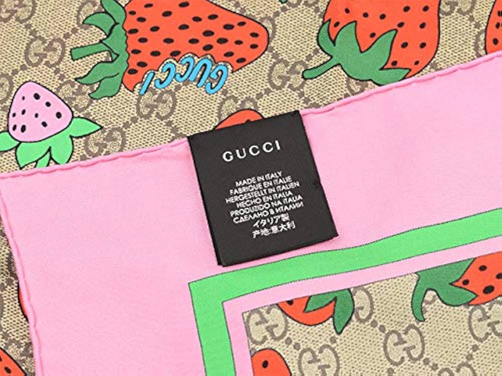 Amazon.co.jp: [グッチ] スカーフ いちご アウトレット 577878 [並行