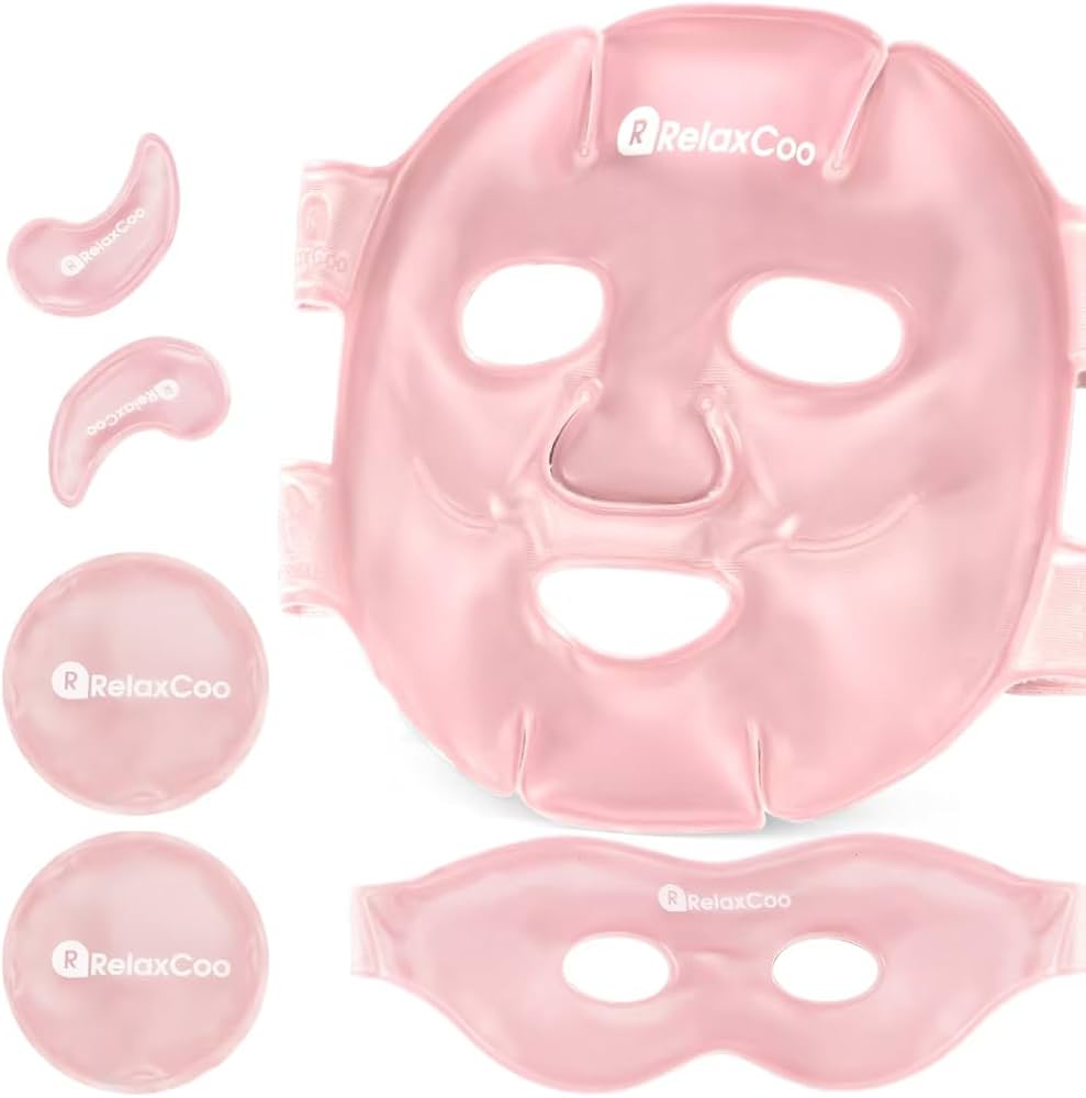 Amazon.com: RelaxCoo Ice Face Eye Mask for Dark Circles and