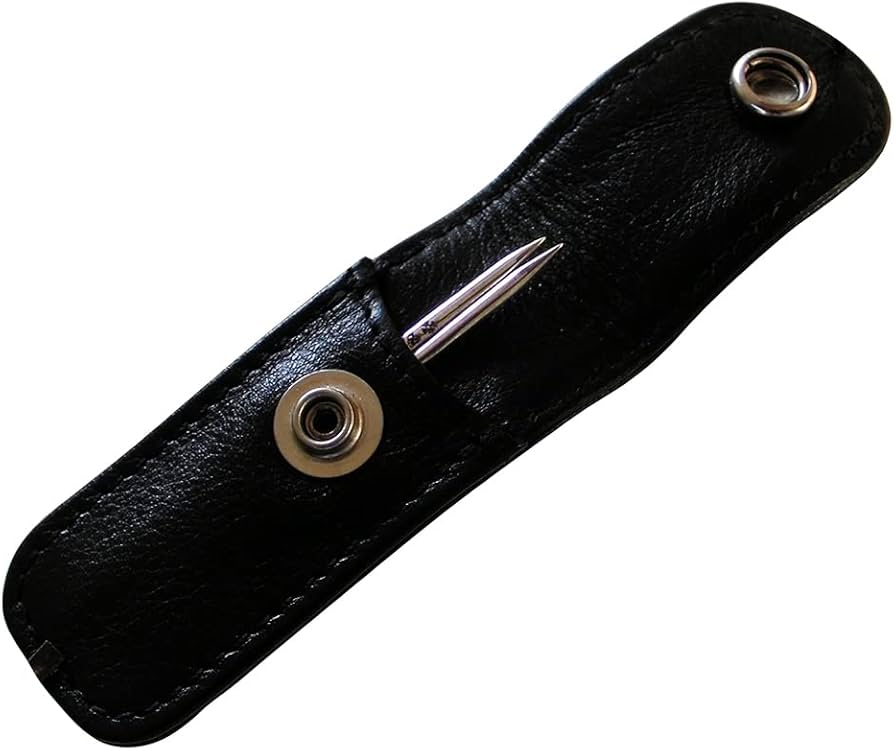 Amazon | CHROME HEARTS 2 SILVER TOOTHPICKS W/LEATHER CASE クロム