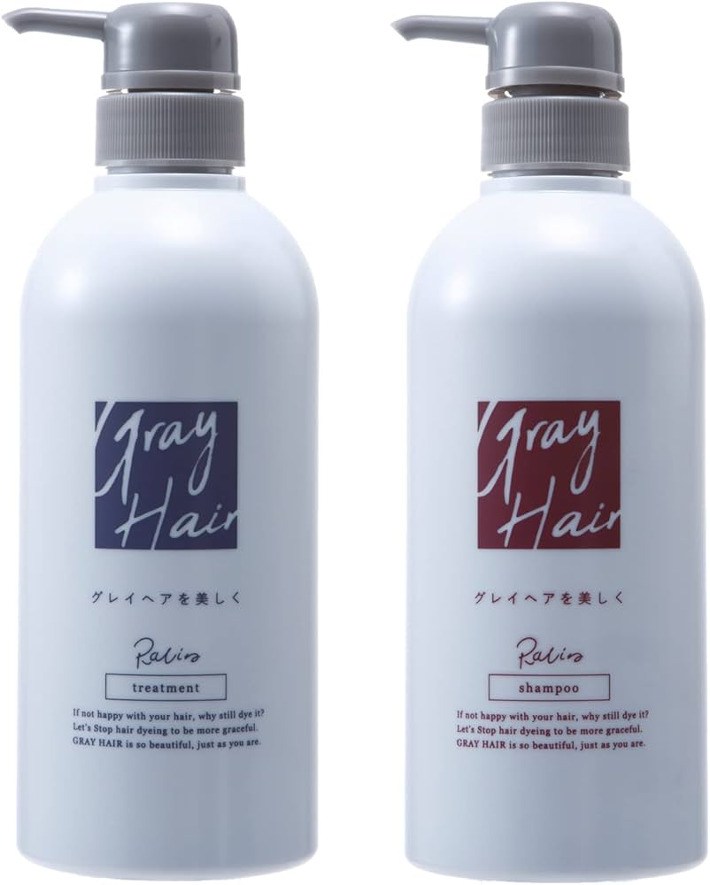 Amazon | ラシーネ グレイヘアシャンプー 500ml グレイヘア 白髪