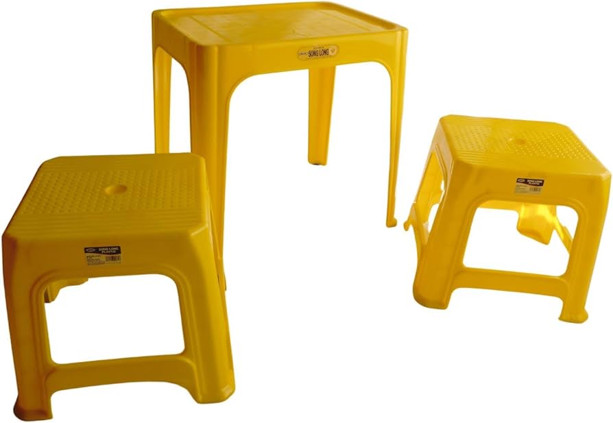 Amazon.co.jp: 越南道具 スタッキングチェア テーブル セット アジアン