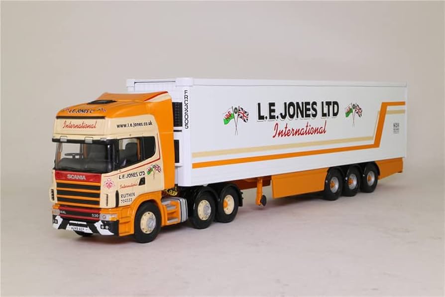 Amazon.com: Corgi for Scania for Topline Fridge Trailer L.E. Jones