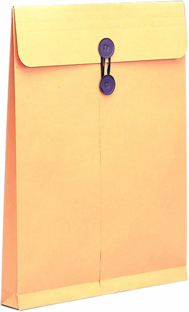 Amazon | マルアイ 封筒 A4 角形2号 角2 対応 保存袋 マチ付 ヒモ付 50