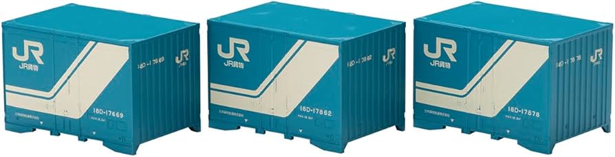 Amazon | TOMIX HOゲージ JR 18D形 コンテナ 3個入 HO3140 鉄道模型