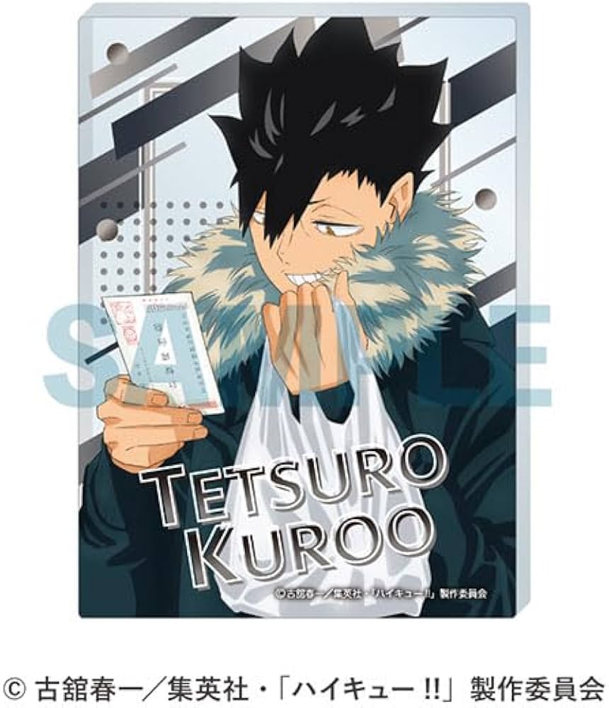 Amazon.co.jp: アニメ『ハイキュー！！』 アクリルブロック 3.黒尾鉄朗