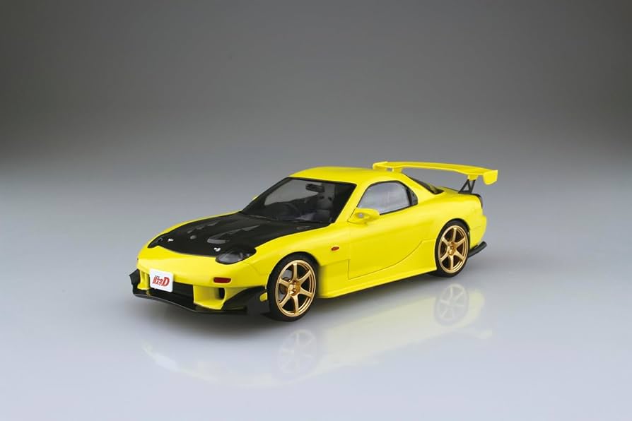 Amazon.com: Initial D: Takahashi Keisuke FD3S RX-7 Project D 1:24