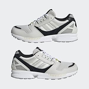 adidas ZX 8000 Running Shoes Men's, White, Crystal White/Chalk