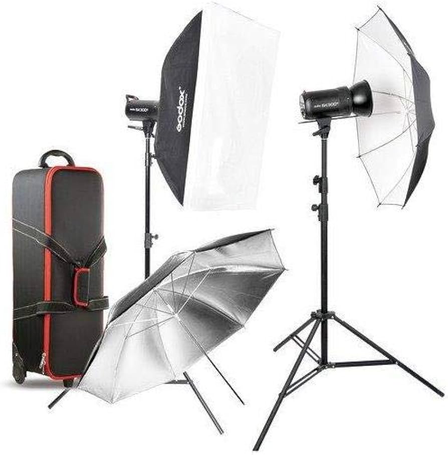 Amazon.com: GODOX SK300II 2-Light Studio Flash Kit : Electronics