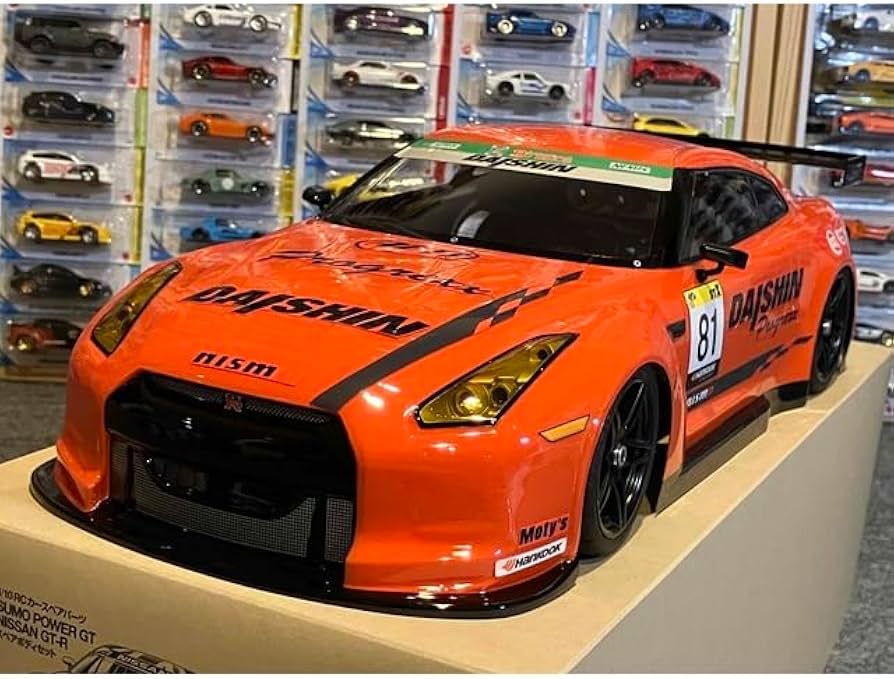 Amazon | タミヤラジコン RC 産 GT-R 塗装済 スペアボディ オレンジ 1