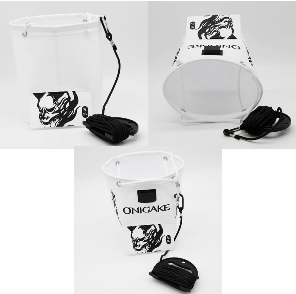 Amazon | ハヤブサ 鬼掛 水汲バケツ 鬼ガード ホワイト YC213G