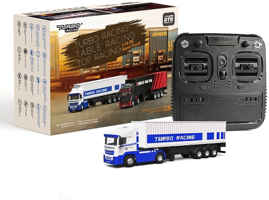Amazon.co.jp: ターボレーシング C50 ラジコントラック けん引トラック
