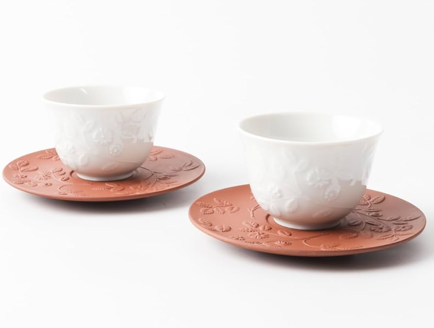 Amazon.co.jp: Meissen 2 Set 1984 White Porcelain Cup 90ml