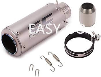 Amazon | バイクスリップオンマフラー 汎用 バイク マフラー