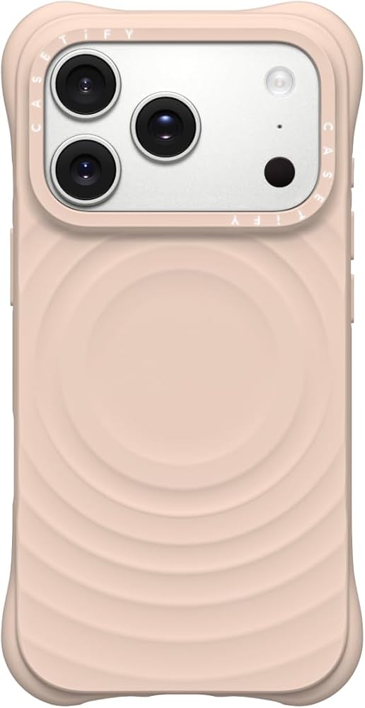 Amazon.co.jp: CASETiFY ウェーブ シリコン iPhone 17 Pro ケース [波