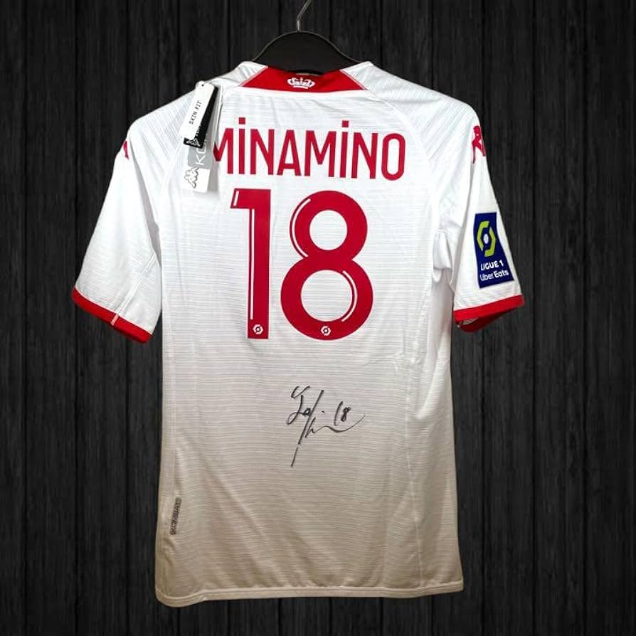 ASモナコ 南野拓実 直筆サイン入りユニフォーム 【公式通販】