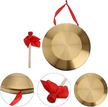 Amazon | EXCEART ドラ 銅羅 楽器 タムタム ゴング 打楽器 太鼓 合図