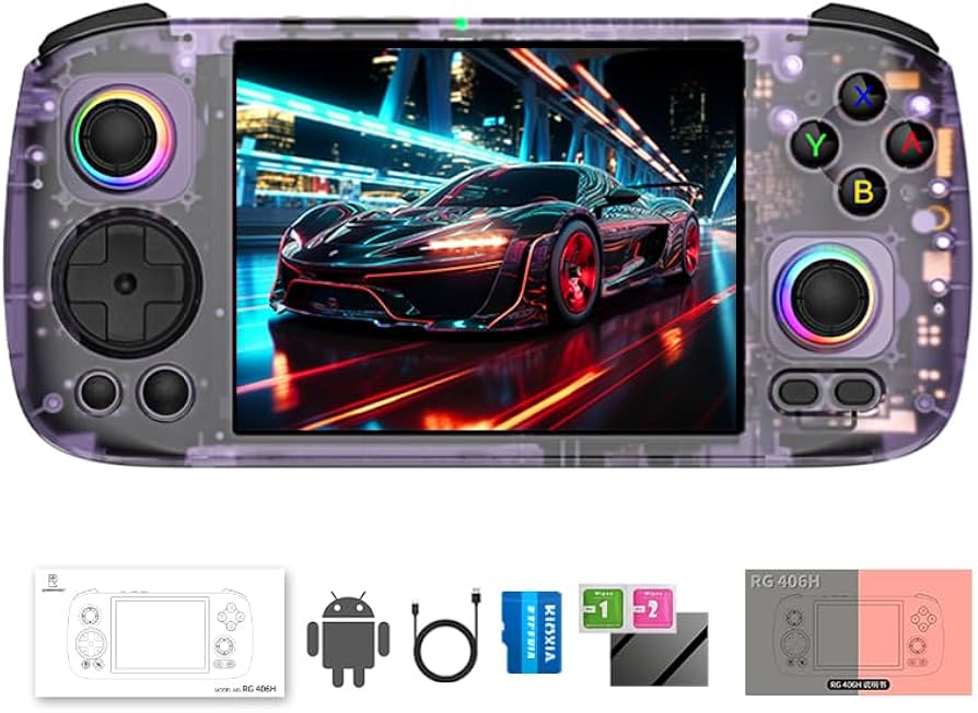 RG406H パープル ANBERNIC RG 406H