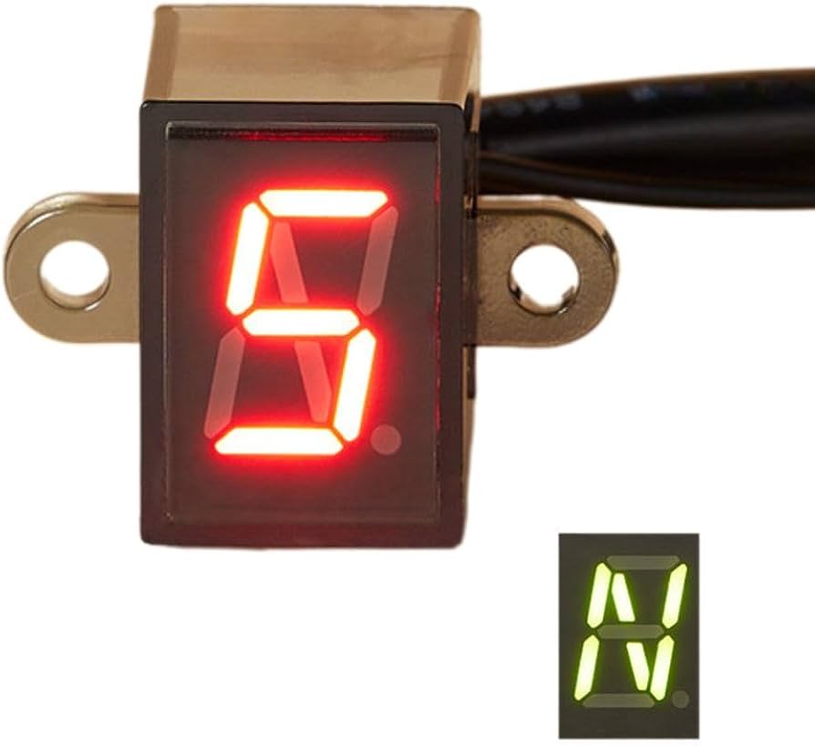 Amazon.co.jp: バイク用 ギアポジションインジケーター LED デジタル