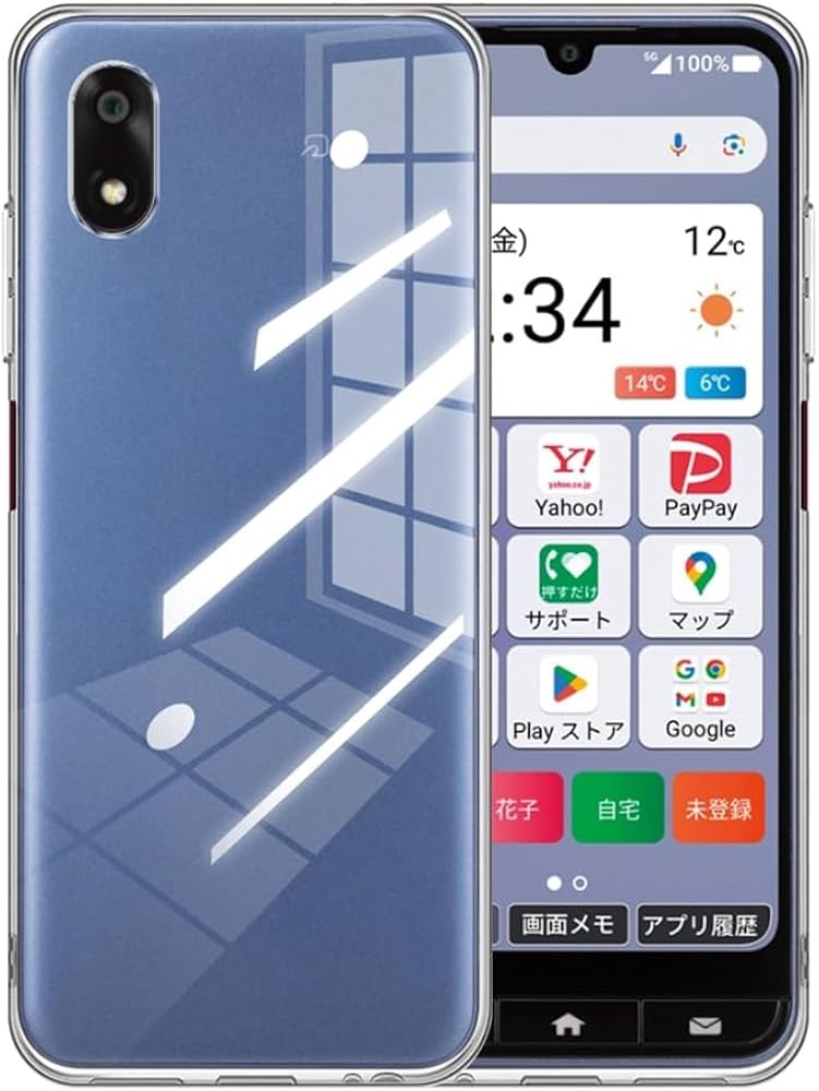 Amazon | ZTE かんたんスマホ4/ A402ZT ケース【MARR】 透明 クリア